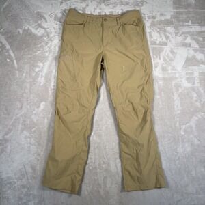 Eddie‎ Bauer Men's Pants Travex Hiking Outdoor Gorpcore Granola	36x32 Tan